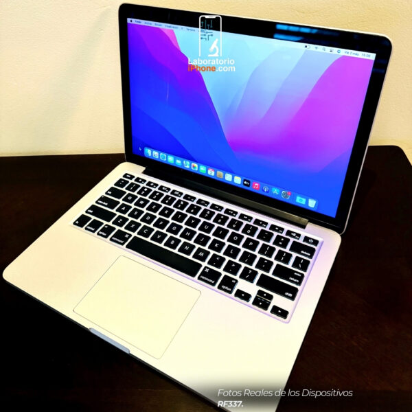 MacBook Pro A1502. 2.7 Ghz Intel Core i5,  Memoria Ram de 8GB, Disco 256 GB. (RF337) - Imagen 2