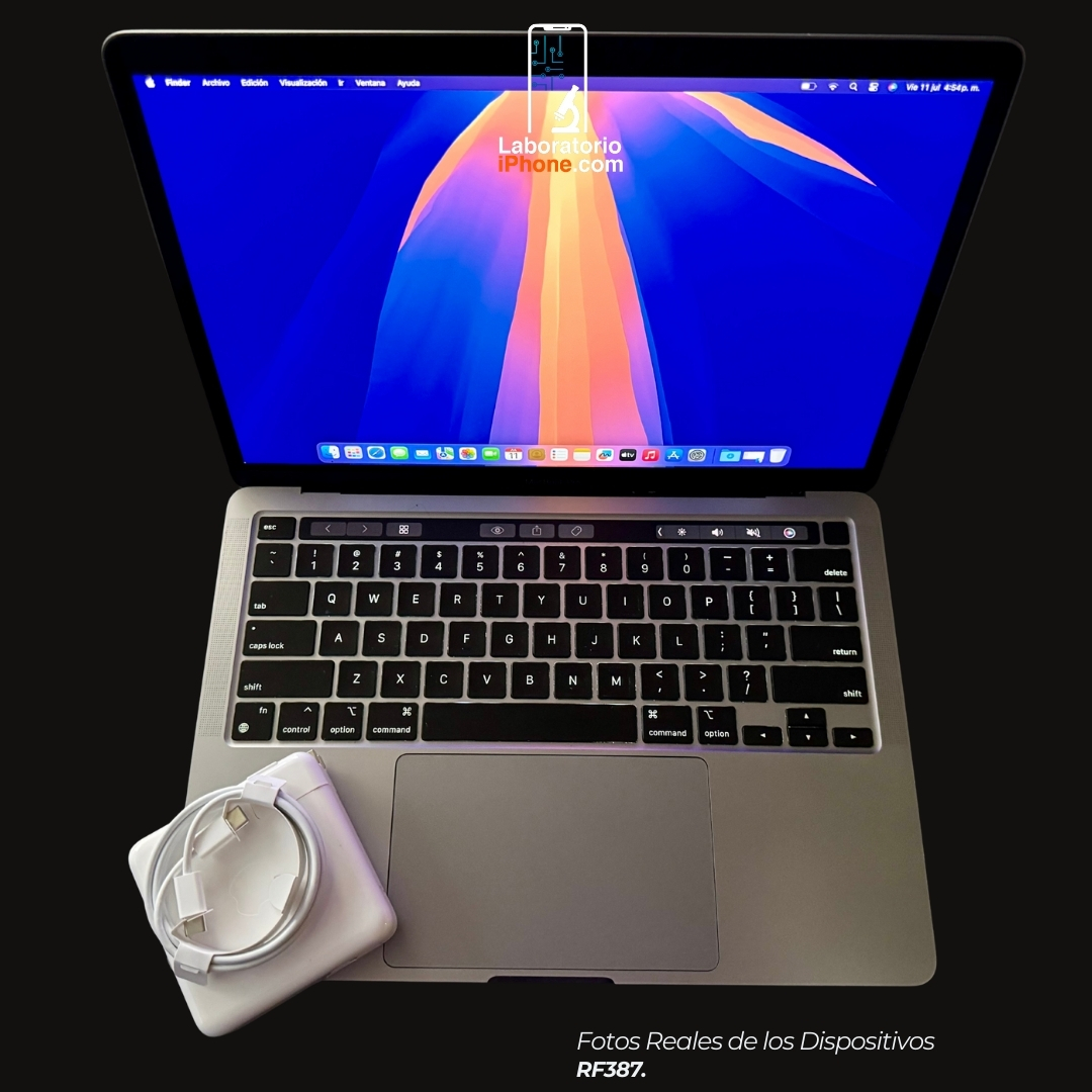 MacBook Pro A2338. Procesador M1 de 8 Núcleos, Memoria Ram 8GB, Disco 256GB. (RF387) - Imagen 3