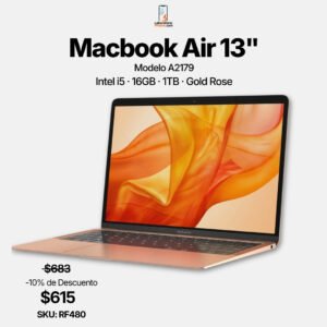 MacBook Air 13 pulgadas 2020 Intel i5 16GB RAM 1TB SSD Gold – LaboratorioiPhone Costa Rica