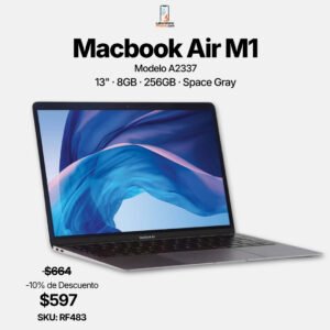 MacBook Air 13 pulgadas 2020 M1 8GB 256GB Space Gray – LaboratorioiPhone Costa Rica