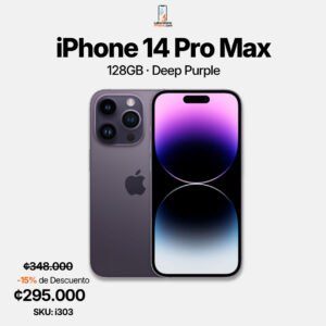 iPhone 14 Pro Max 128GB Deep Purple de segunda – LaboratorioiPhone Costa Rica